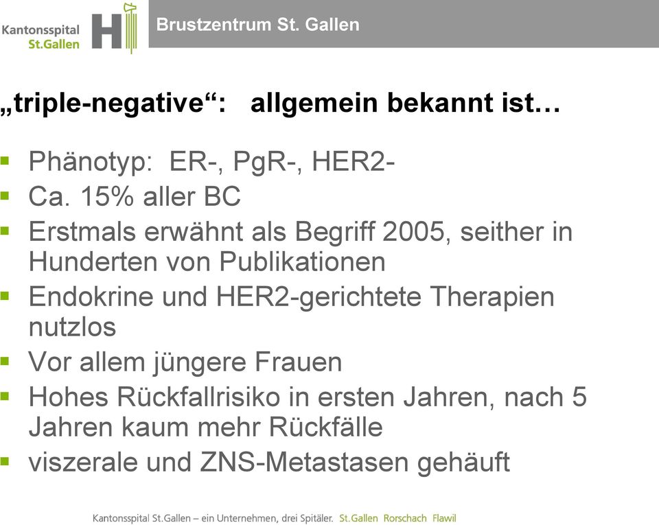 Publikationen Endokrine und HER2-gerichtete Therapien nutzlos Vor allem jüngere