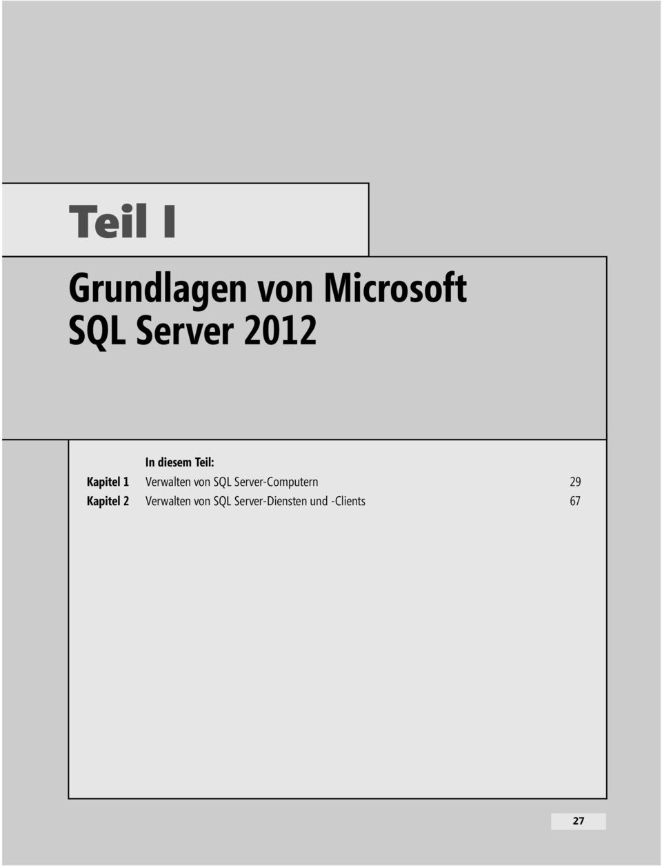 von SQL Server-Computern 29 Kapitel 2