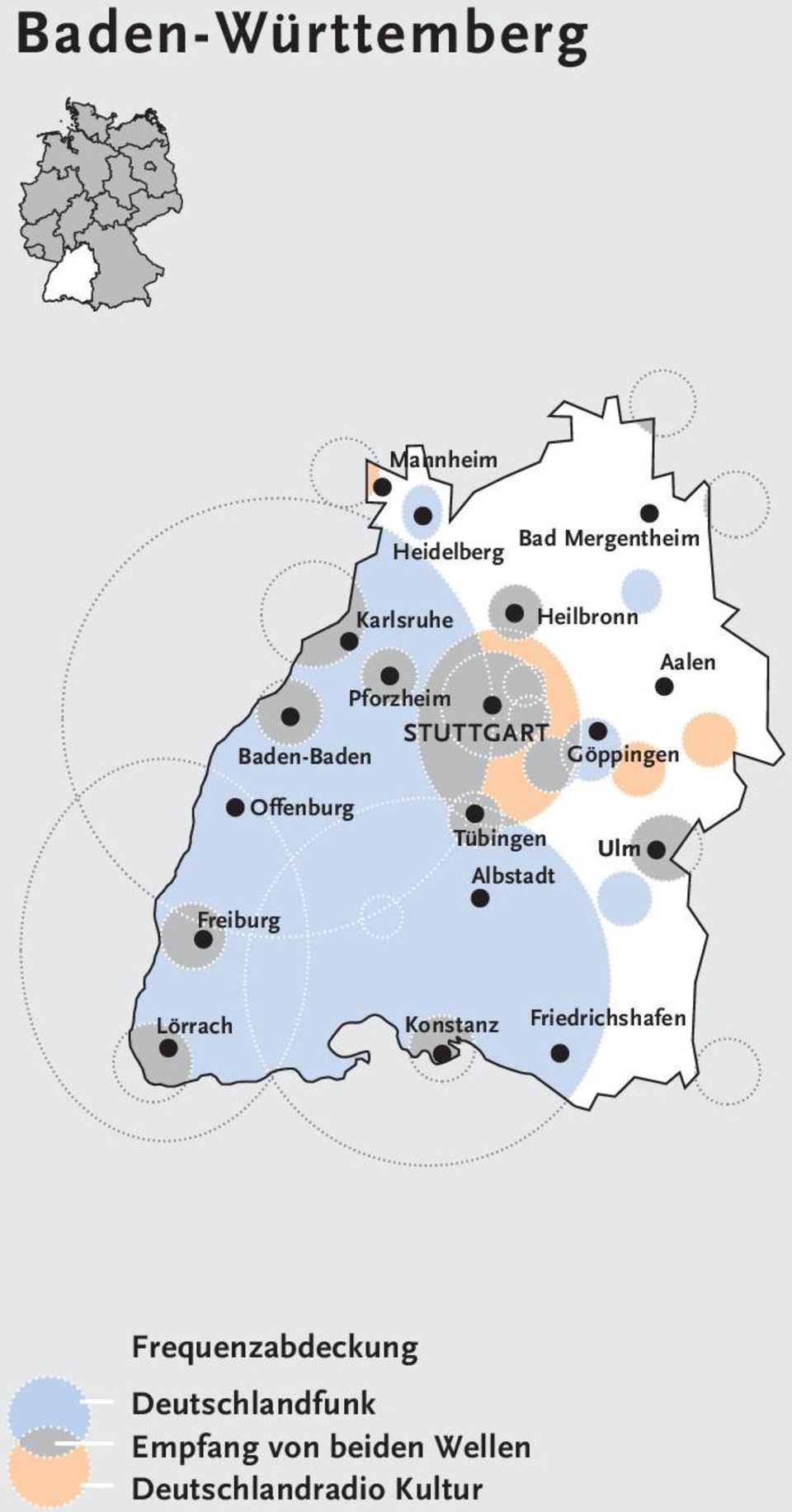 STUTTGART Baden-Baden Göppingen Freiburg Offenburg Tübingen Albstadt Ulm L Lörrach