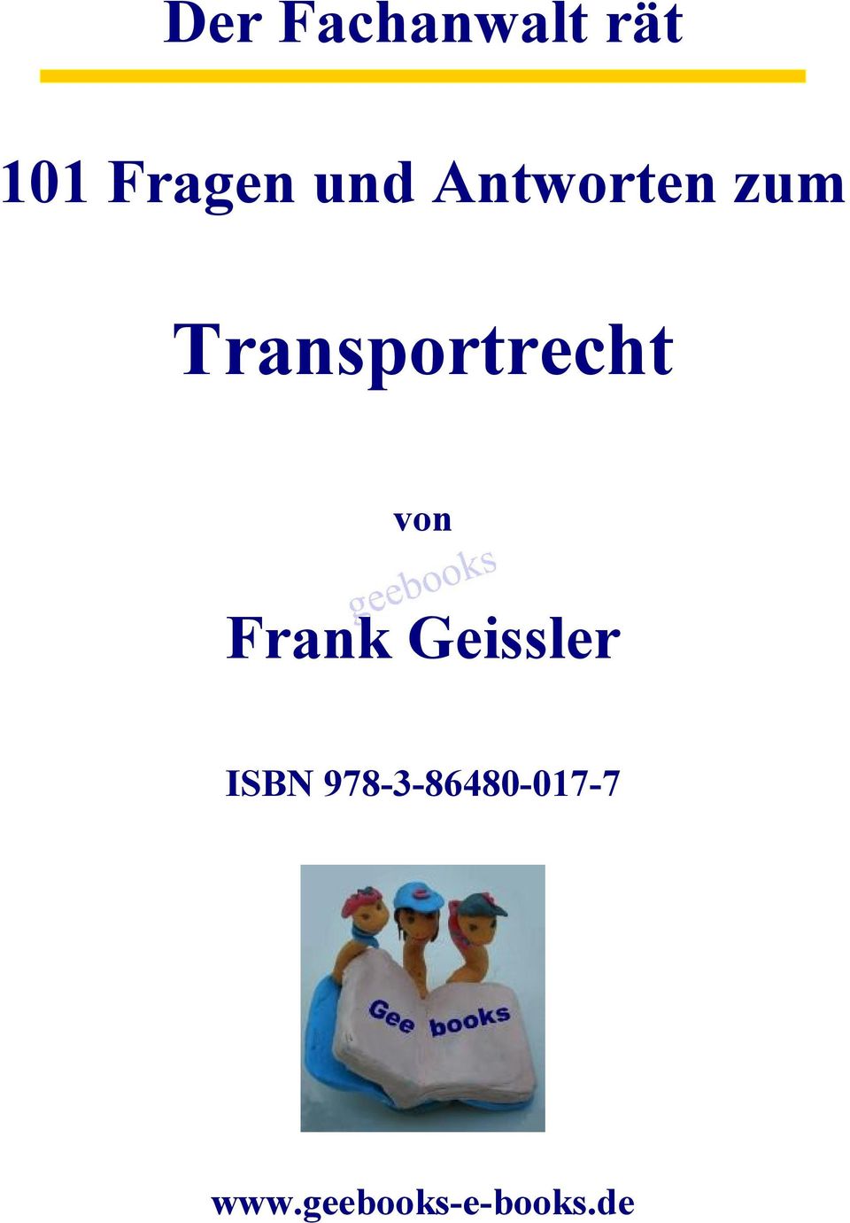Transportrecht von Frank