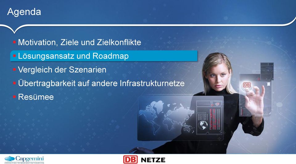 Roadmap Vergleich der Szenarien