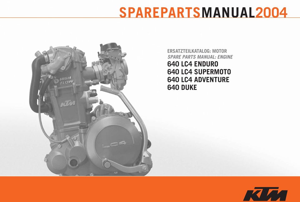 SPARE PARTS MANUAL: ENGINE 0