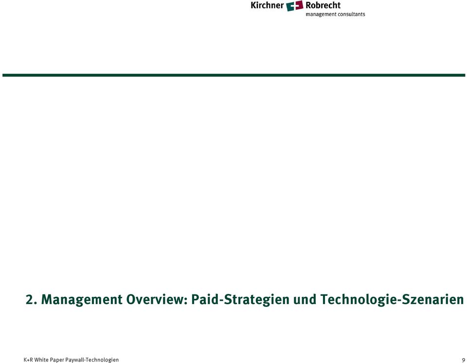 Technologie-Szenarien K+R