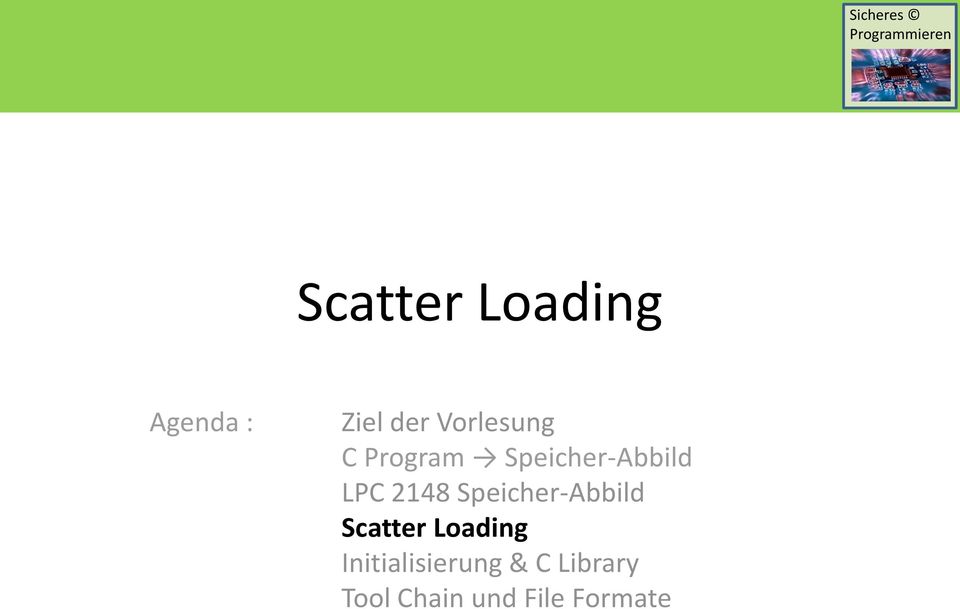 2148 Speicher-Abbild Scatter Loading