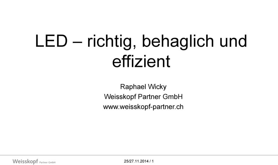 Weisskopf Partner GmbH www.