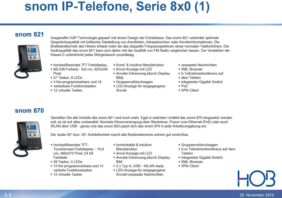 Die Breitbandtechnik des Hörers erfasst mehr als das doppelte Frequenzspektrum eines normalen Telefonhörers.