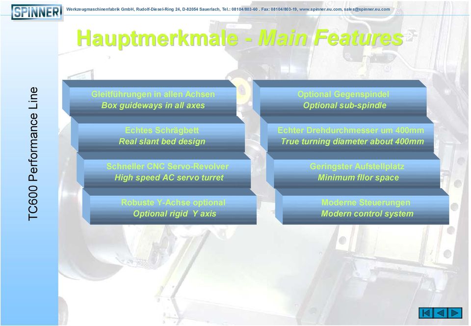 True turning diameter about 400mm Schneller CNC Servo-Revolver High speed AC servo turret Geringster