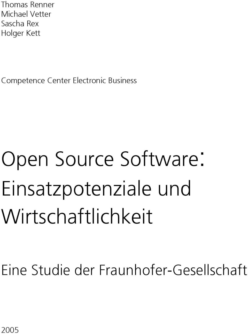 Electronic Business Open Source
