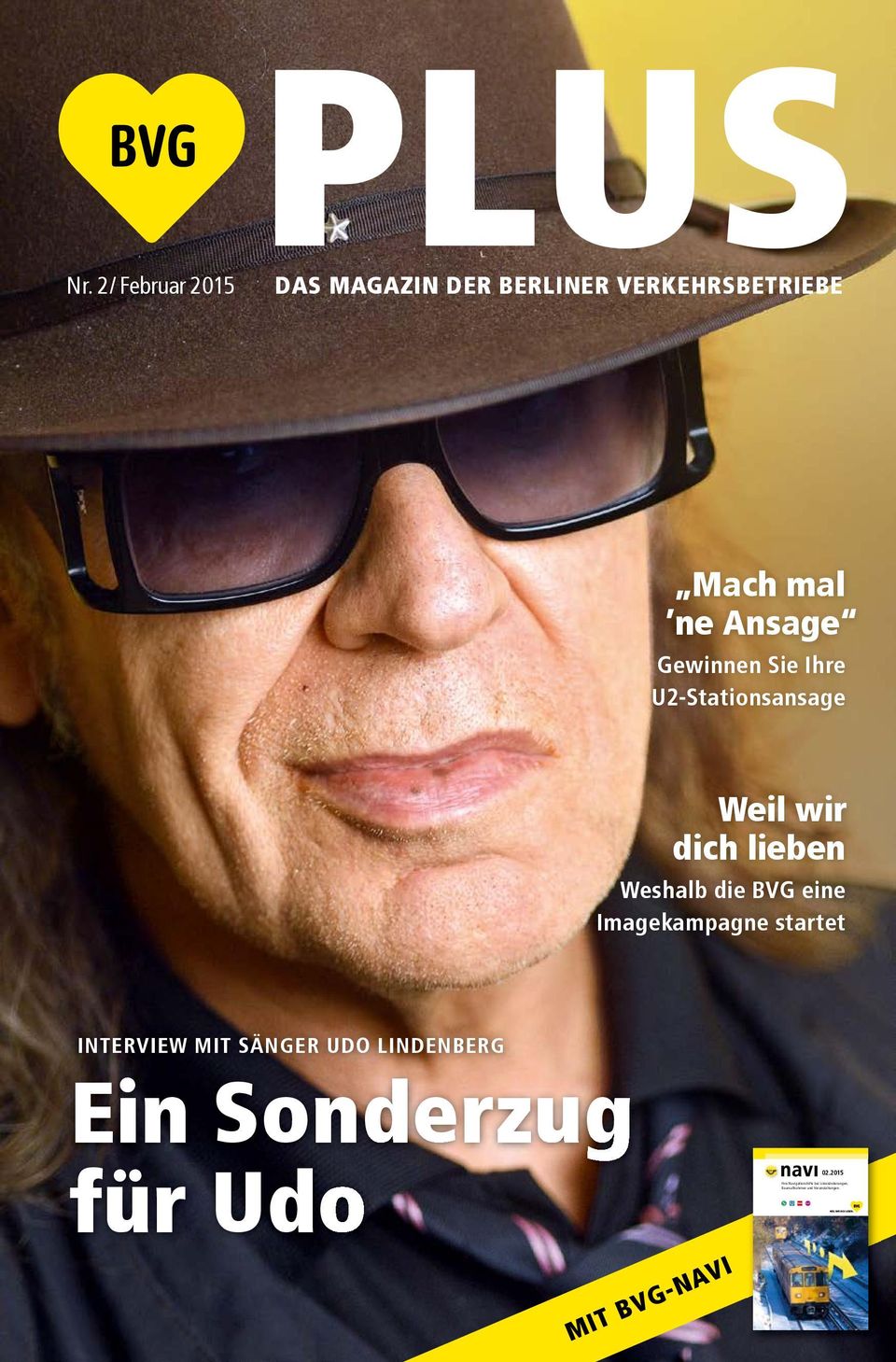 Imagekampagne startet INTERVIEW MIT SÄNGER UDO LINDENBERG Ein Sonderzug für Udo 02.