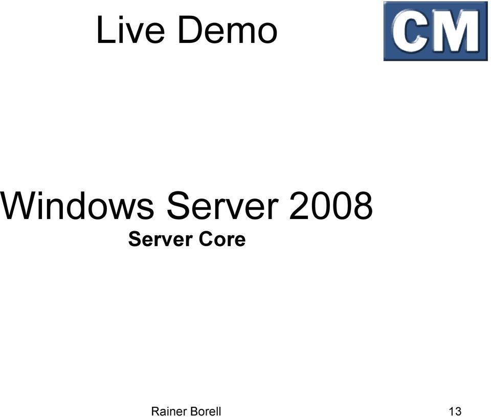 2008 Server