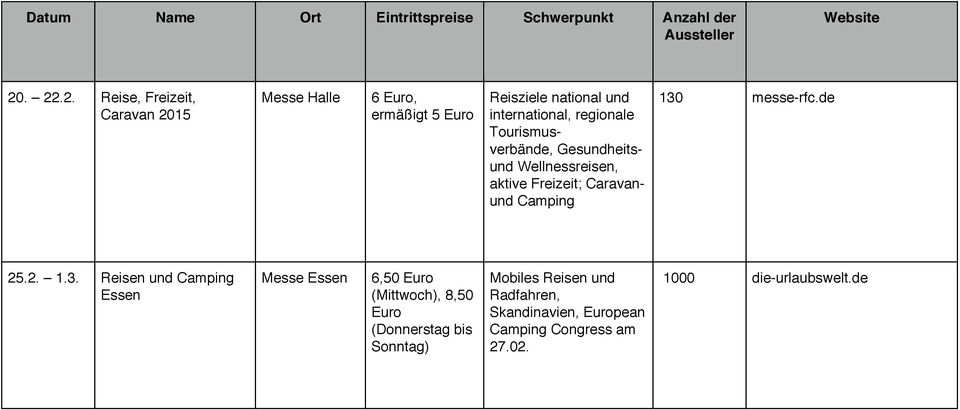 messe-rfc.de 25.2. 1.3.