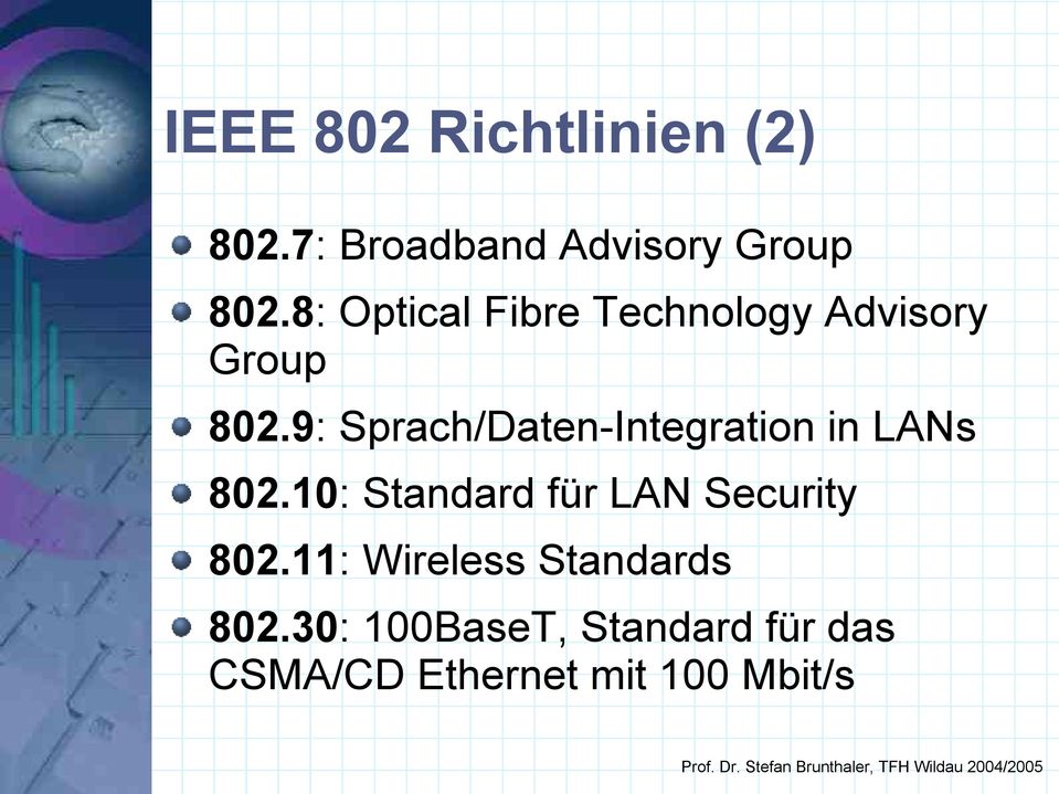 9: Sprach/Daten-Integration in LANs 802.