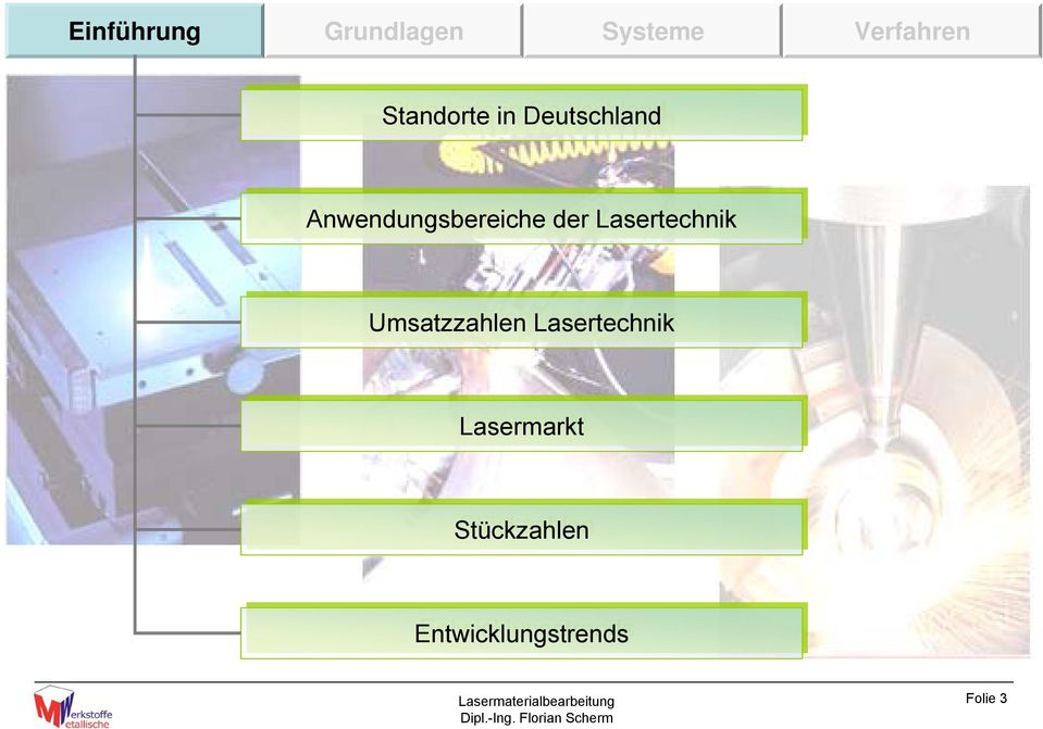 der Lasertechnik Umsatzzahlen Lasertechnik Umsatzzahlen