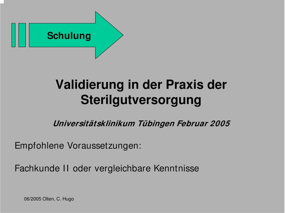 Tübingen Februar 2005 Empfohlene