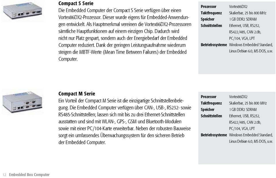 Dadurch wird nicht nur Platz gespart, sondern auch der Energiebedarf der Embedded Computer reduziert.