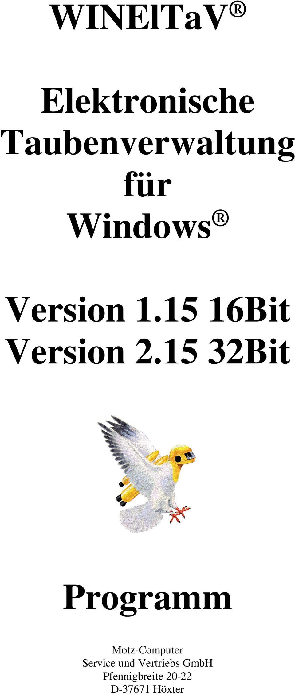 Version 1.15 16Bit Version 2.