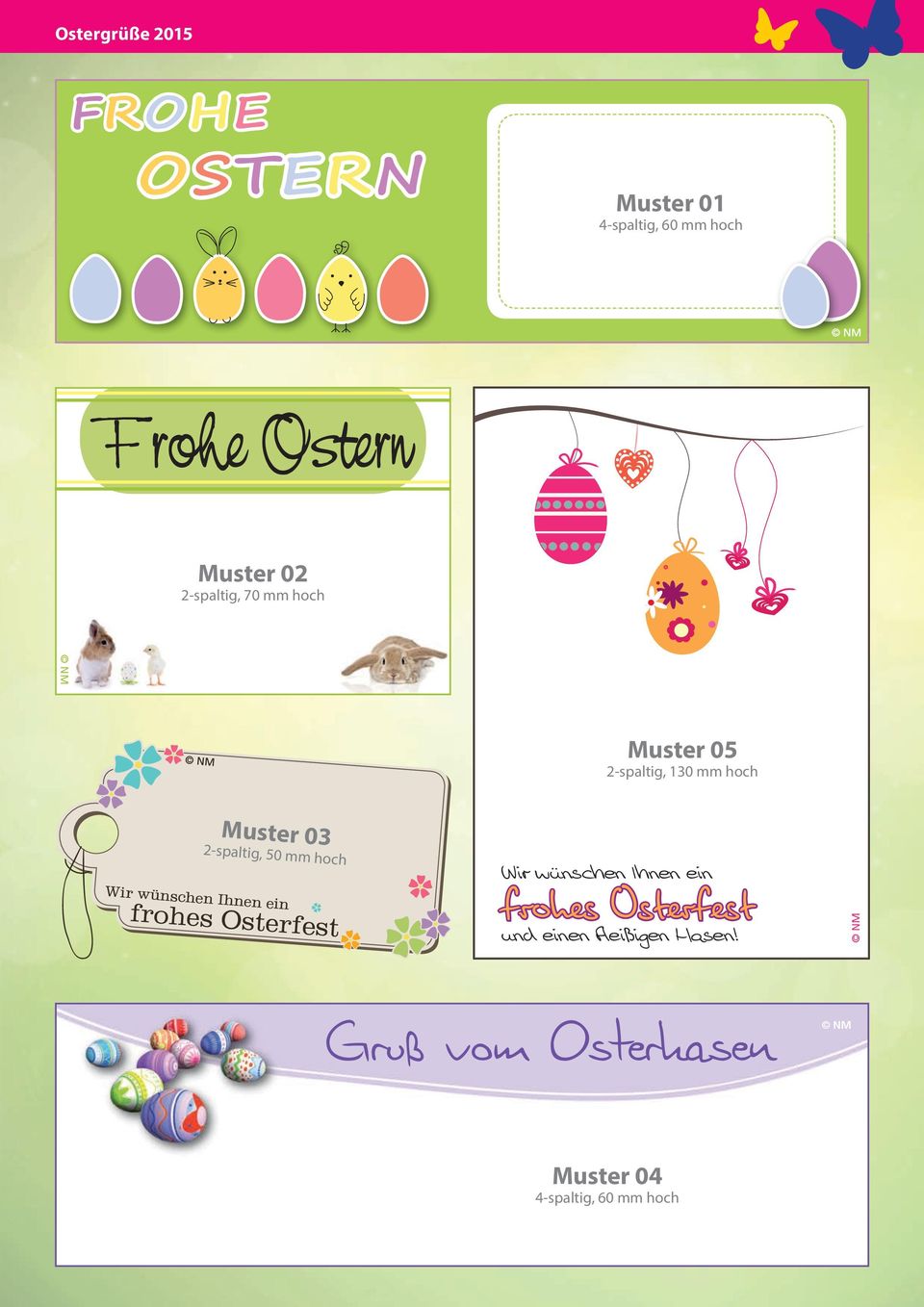 ein frohes Osterfest Wir wünschen Ihnen ein frohes Osterfest und