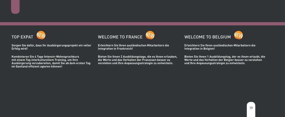 WELCOME TO FRANCE Erleichtern Sie Ihren ausländischen Mitarbeitern die Integration in Frankreich!
