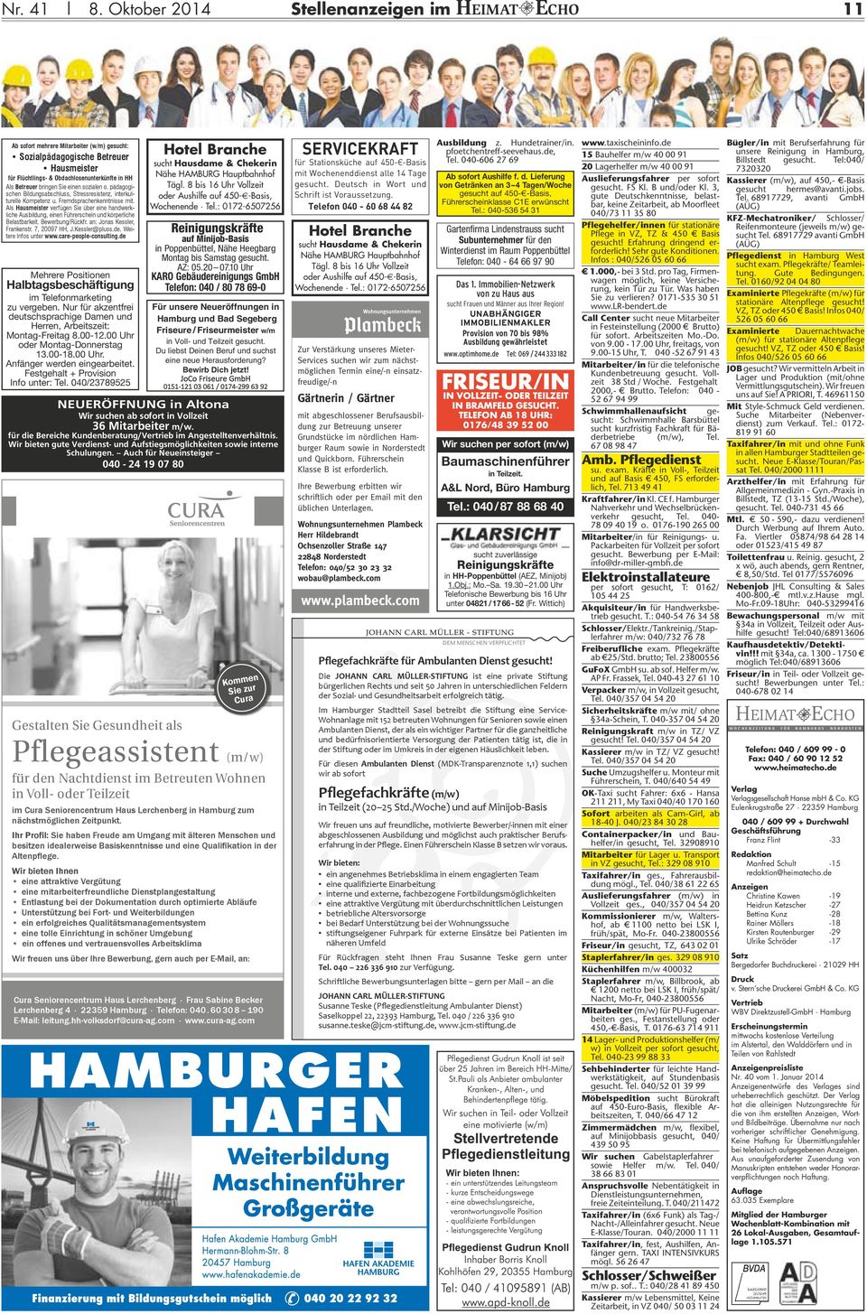 Weitere Infos unter Für unsere Neueröffnungen in Hamburg und Bad Segeberg Friseure / Friseurmeister w/m in Voll- und Teilzeit gesucht. Du liebst Deinen Beruf und suchst eine neue Herausforderung?