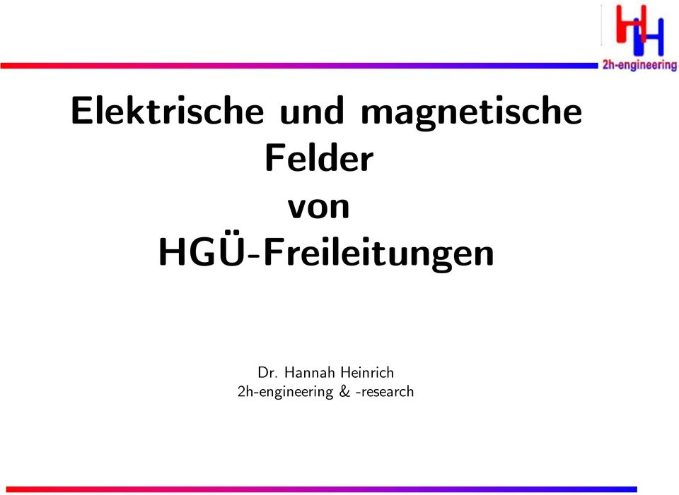 HGÜ-Freileitungen Dr.