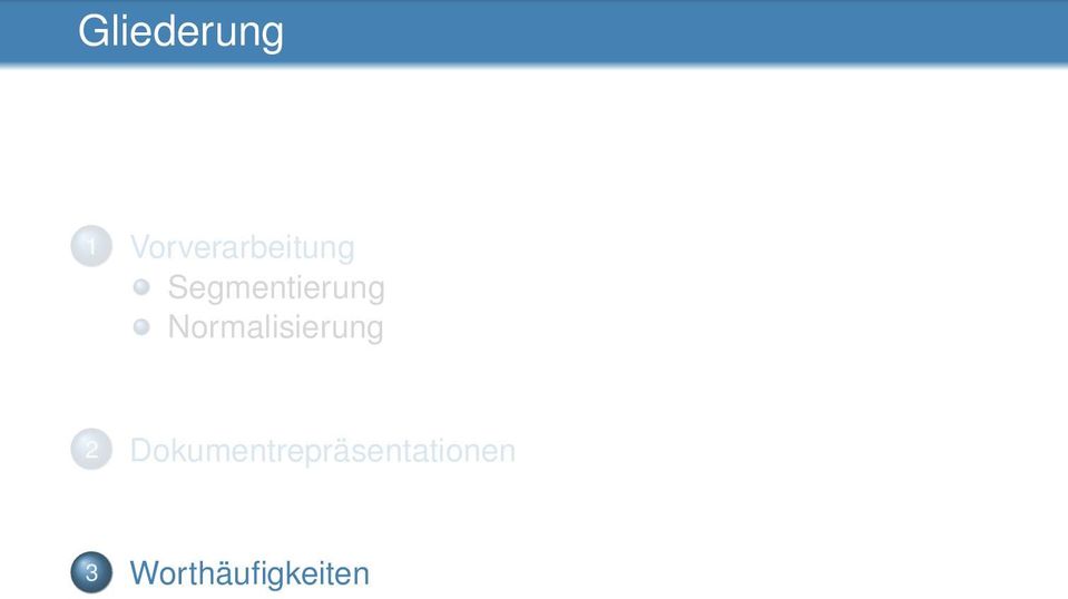 Segmentierung