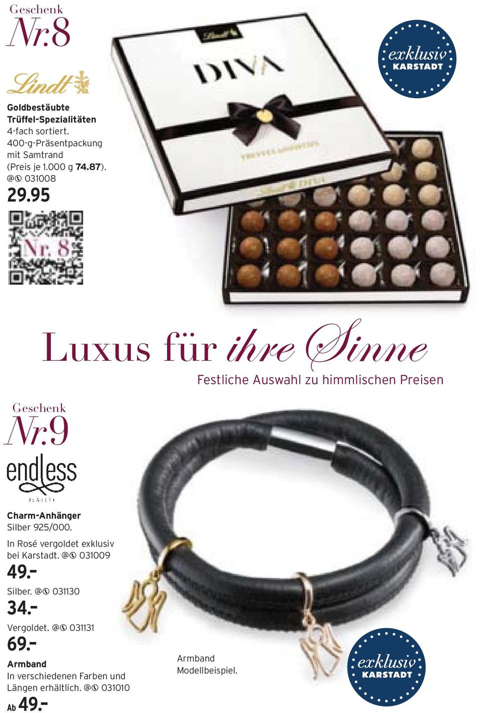 9 Luxus für ihre Sinne Festliche Auswahl zu himmlischen Preisen Charm-Anhänger Silber 925/000.