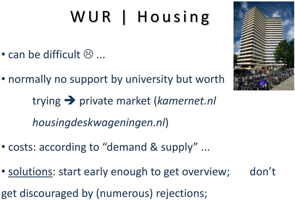 (kamernet.nl housingdeskwageningen.