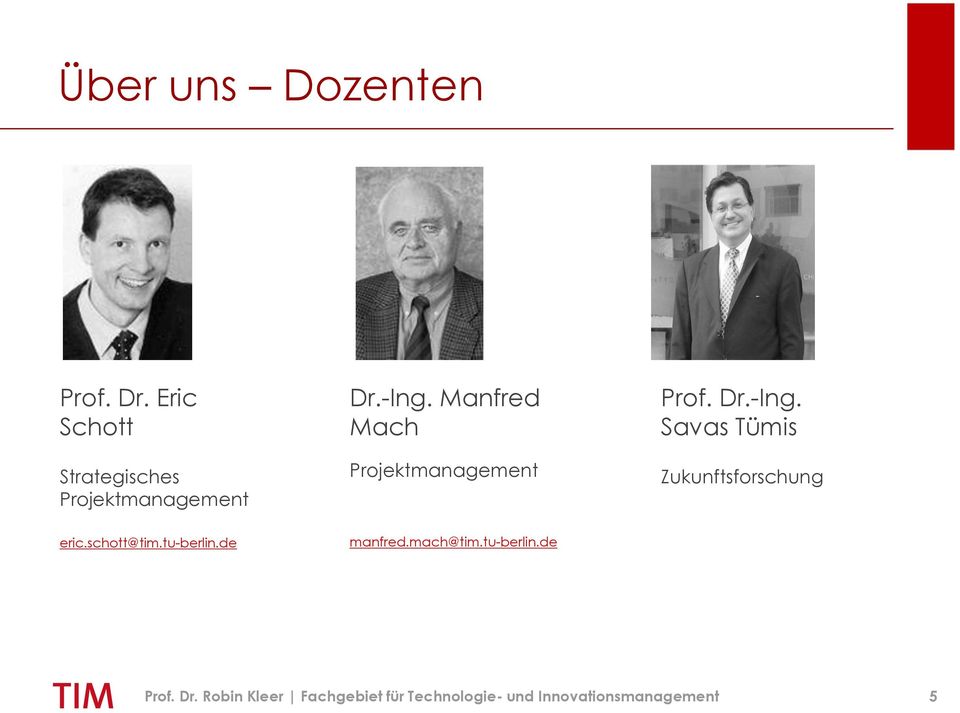 Manfred Mach Projektmanagement Prof. Dr.-Ing.