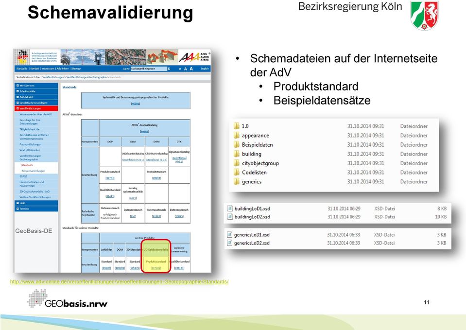 Beispieldatensätze http://www.adv-online.