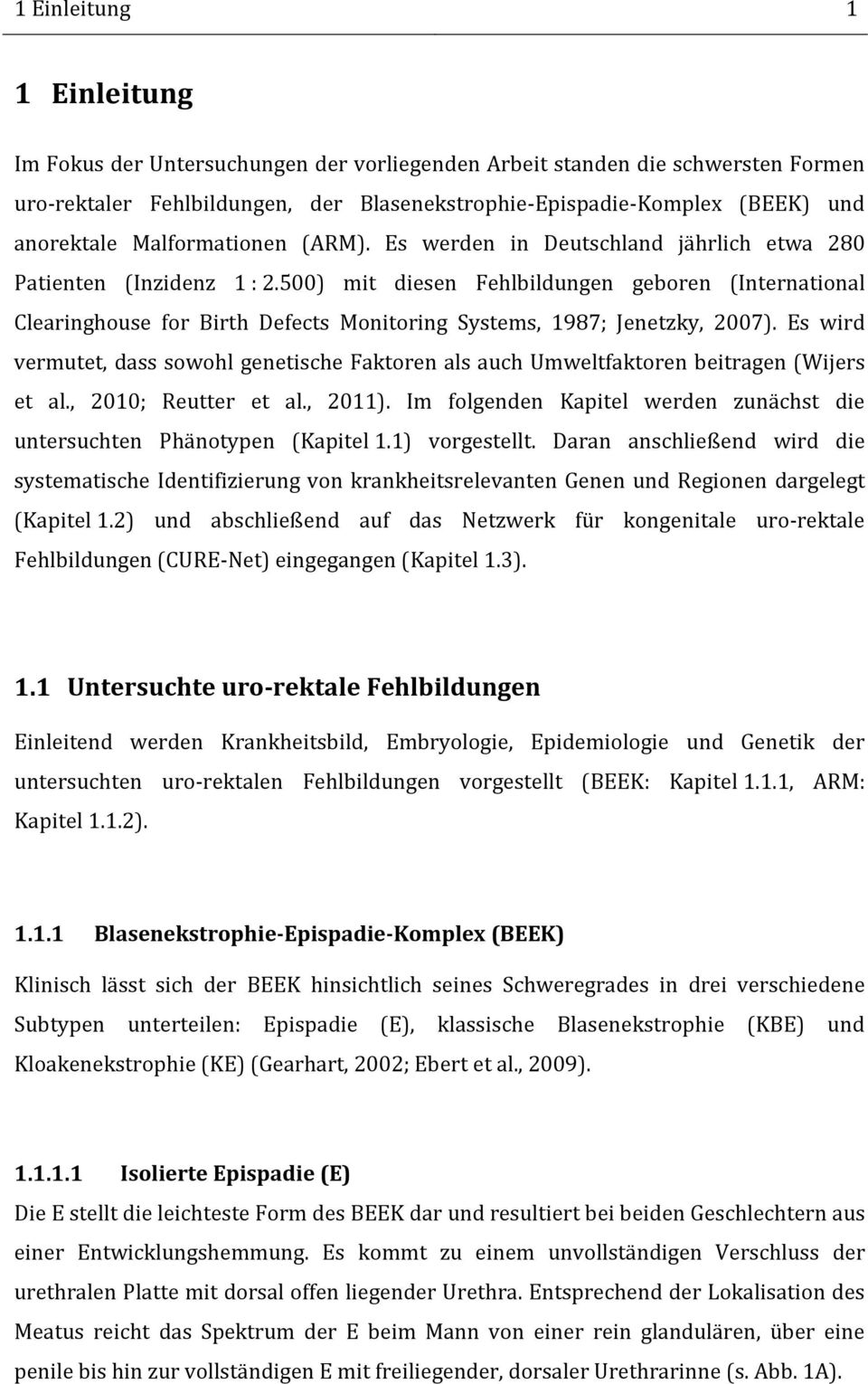 500) mit diesen Fehlbildungen geboren (International Clearinghouse for Birth Defects Monitoring Systems, 1987; Jenetzky, 2007).