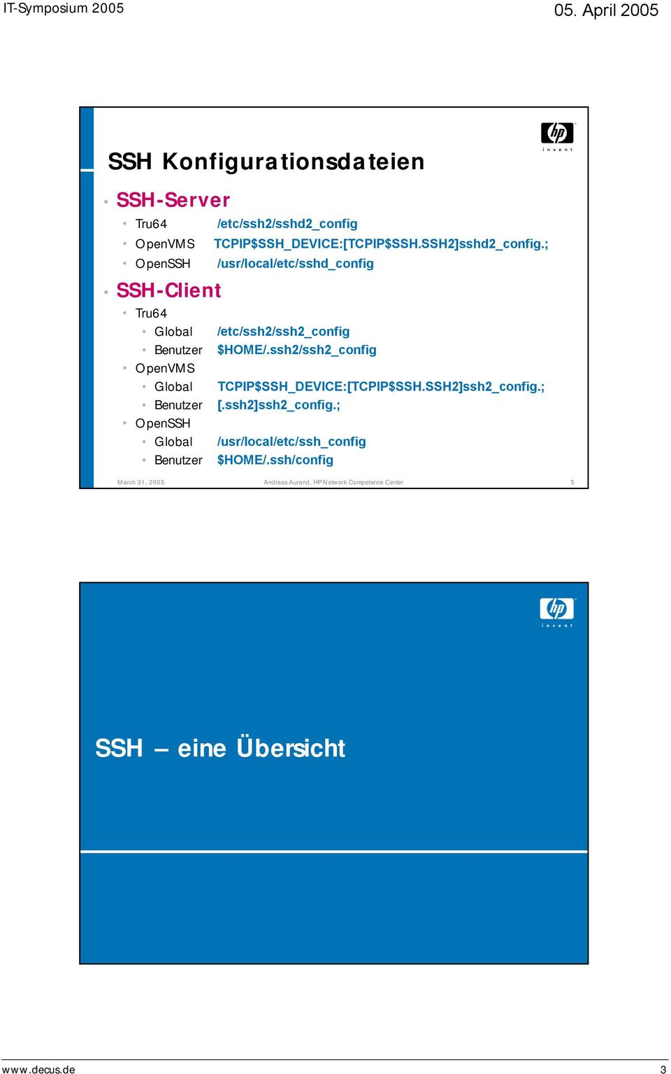 ; /usr/local/etc/sshd_config /etc/ssh2/ssh2_config $HOME/.ssh2/ssh2_config TCPIP$SSH_DEVICE:[TCPIP$SSH.SSH2]ssh2_config.; [.