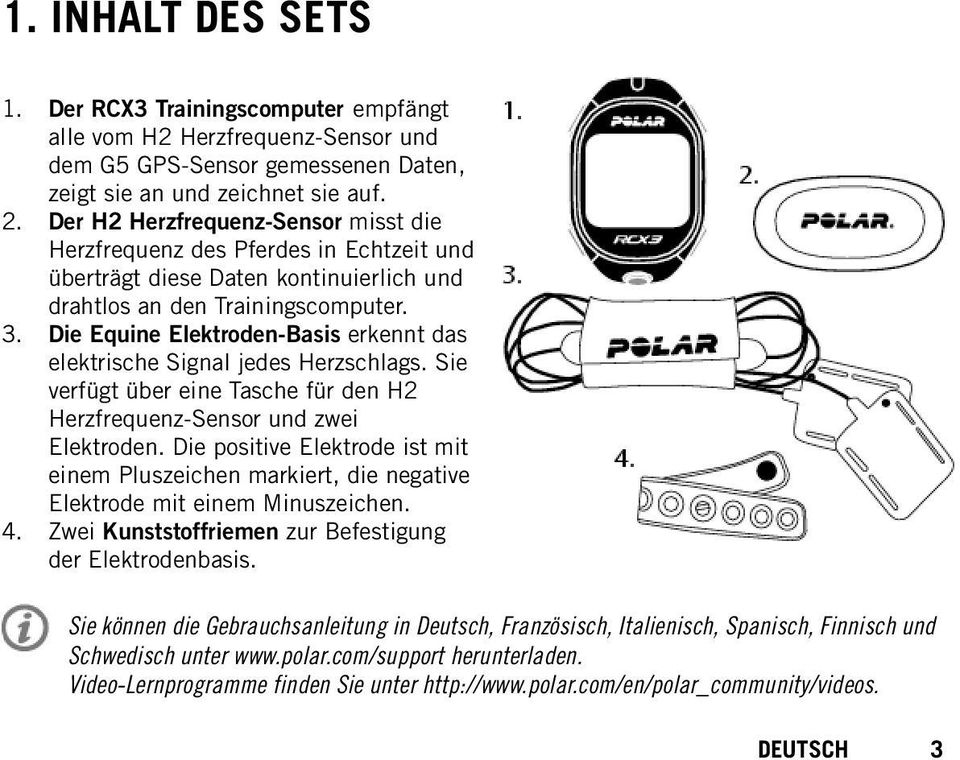 Die Equine Elektroden-Basis erkennt das elektrische Signal jedes Herzschlags. Sie verfügt über eine Tasche für den H2 Herzfrequenz-Sensor und zwei Elektroden.