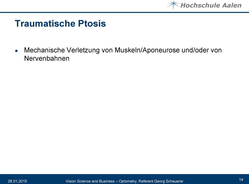 von Muskeln/Aponeurose