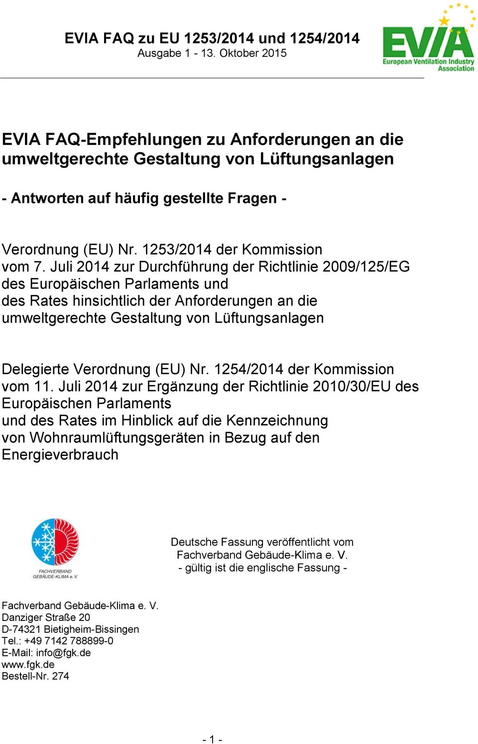 Verordnung (EU) Nr. 1254/2014 der Kommission vom 11.