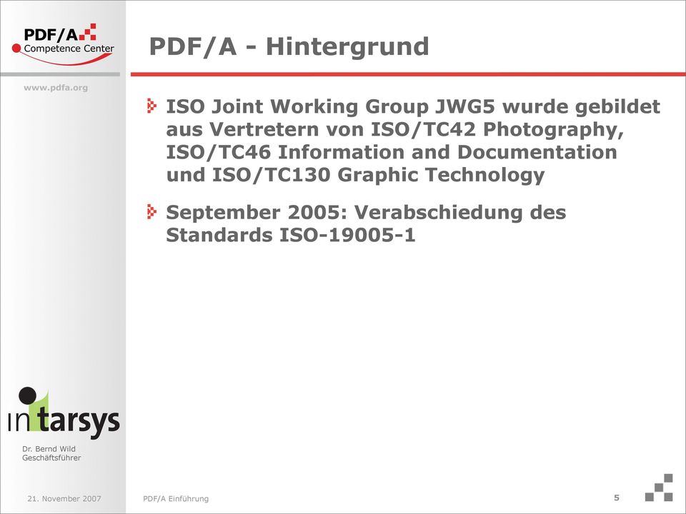 Information and Documentation und ISO/TC130 Graphic