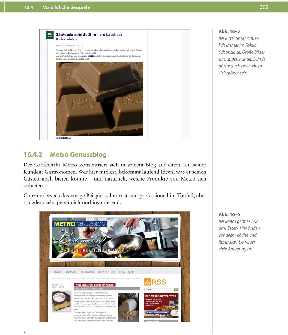 2 Metro Genussblog Der Großmarkt Metro konzentriert sich in seinem Blog auf einen Teil seiner Kunden: Gastronomen.