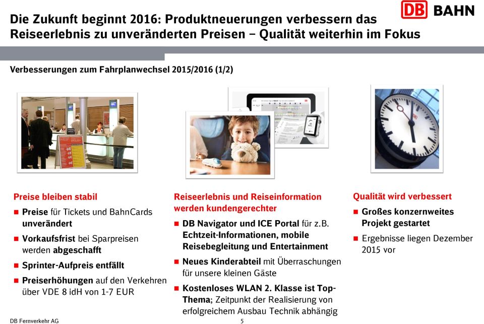 Reiseinformation werden kundengerechter DB Navigator und ICE Portal für z.b.