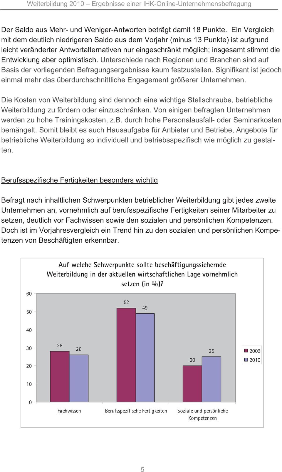 optimistisch. Unterschiede nach Regionen und Branchen sind auf Basis der vorliegenden Befragungsergebnisse kaum festzustellen.