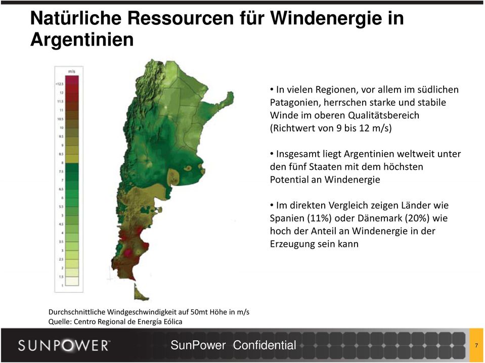 dem höchsten Potential an Windenergie Im direkten Vergleich zeigen Länder wie Spanien (11%) oder Dänemark (20%) wie hoch der Anteil an