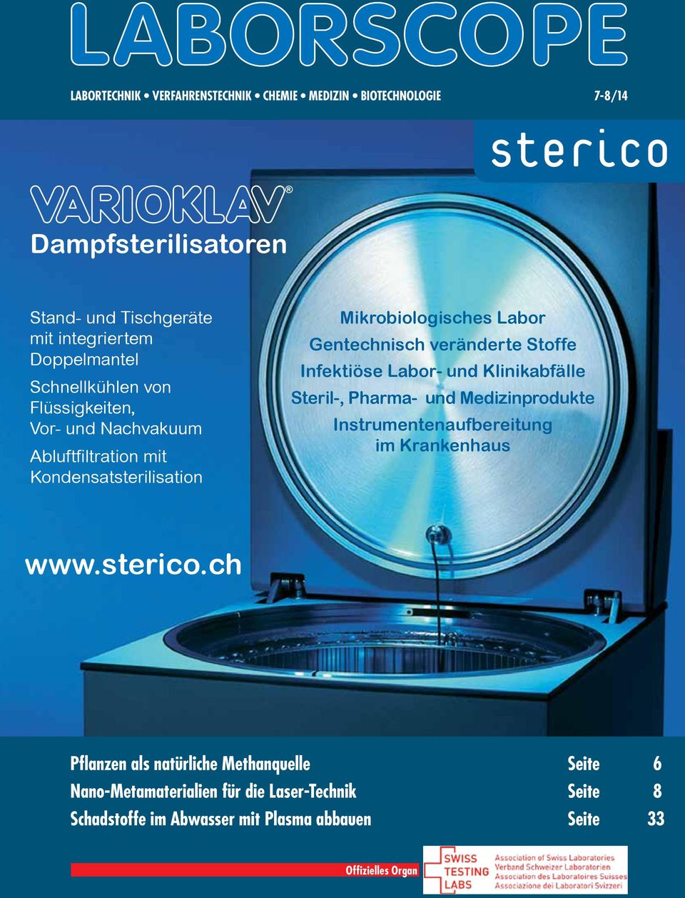 Klinikabfälle Steril-, Pharma- und Medizinprodukte Instrumentenaufbereitung im Krankenhaus www.sterico.