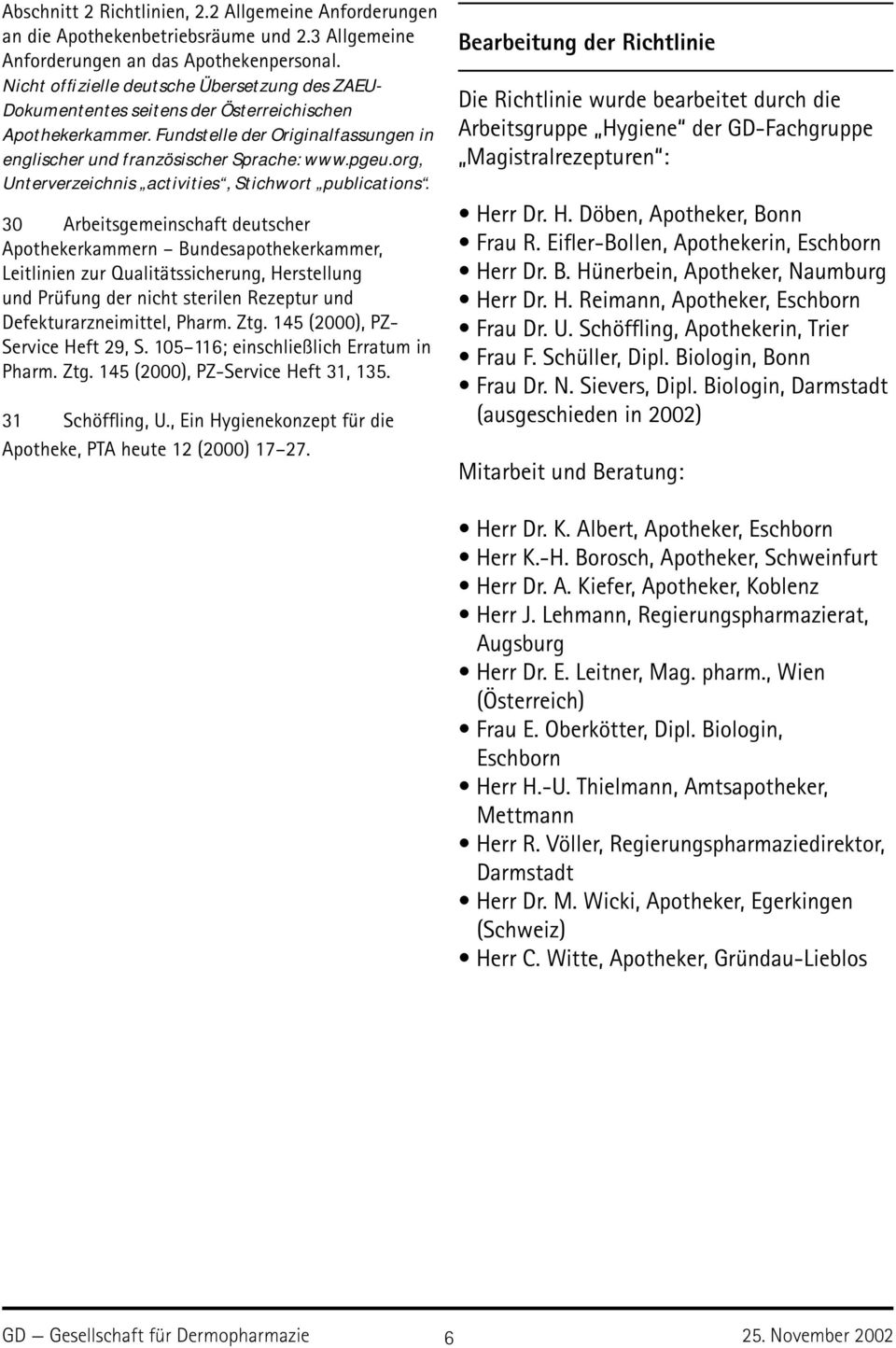 org, Unterverzeichnis activities, Stichwort publications.