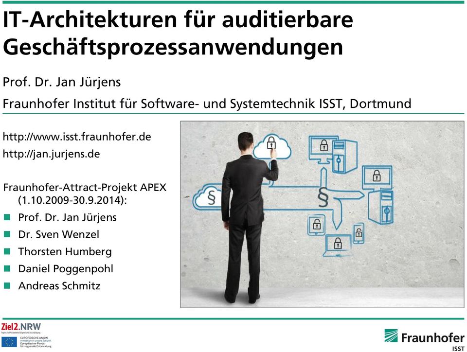 http://www.isst.fraunhofer.de http://jan.jurjens.de Fraunhofer-Attract-Projekt APEX (1.