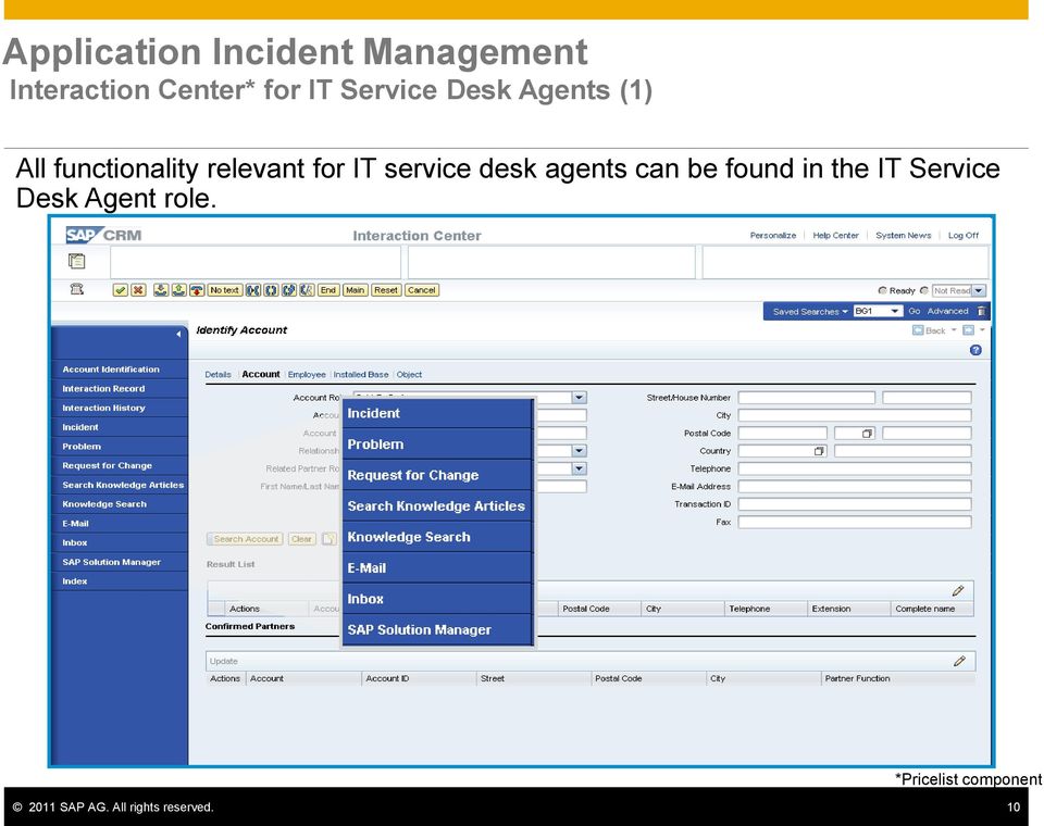 agents can be found in the IT Service Desk Agent