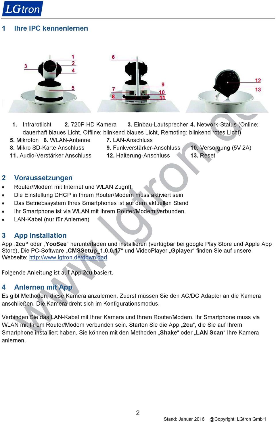 Reset 2 Voraussetzungen Router/Modem mit Internet und WLAN Zugriff.