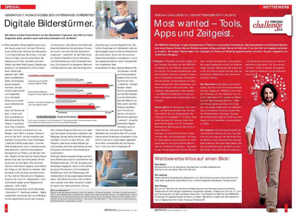 0: DER WETTBEWERB FÜR IT-TALENTE Most wanted Tools, Apps und Zeitgeist. 2.