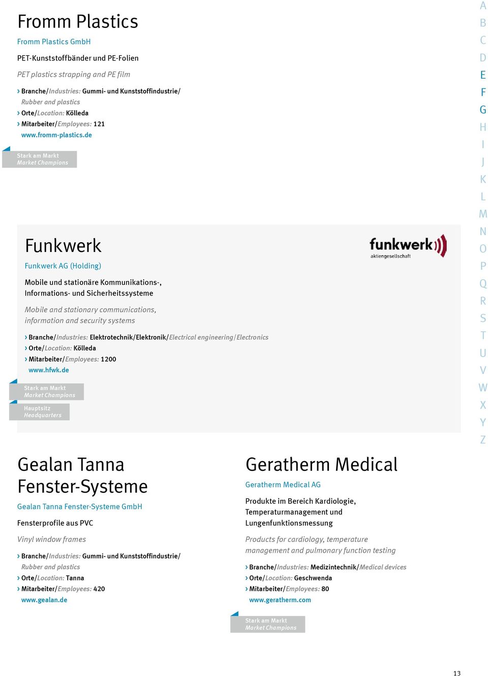 de Funkwerk Funkwerk AG (Holding) Mobile und stationäre Kommunikations-, Informations- und Sicherheitssysteme Mobile and stationary communications, information and security systems >