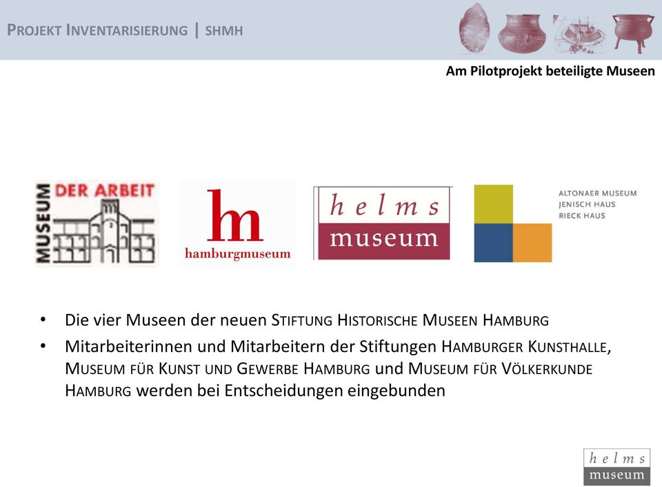 Stiftungen HAMBURGER KUNSTHALLE, MUSEUM FÜR KUNST UND GEWERBE