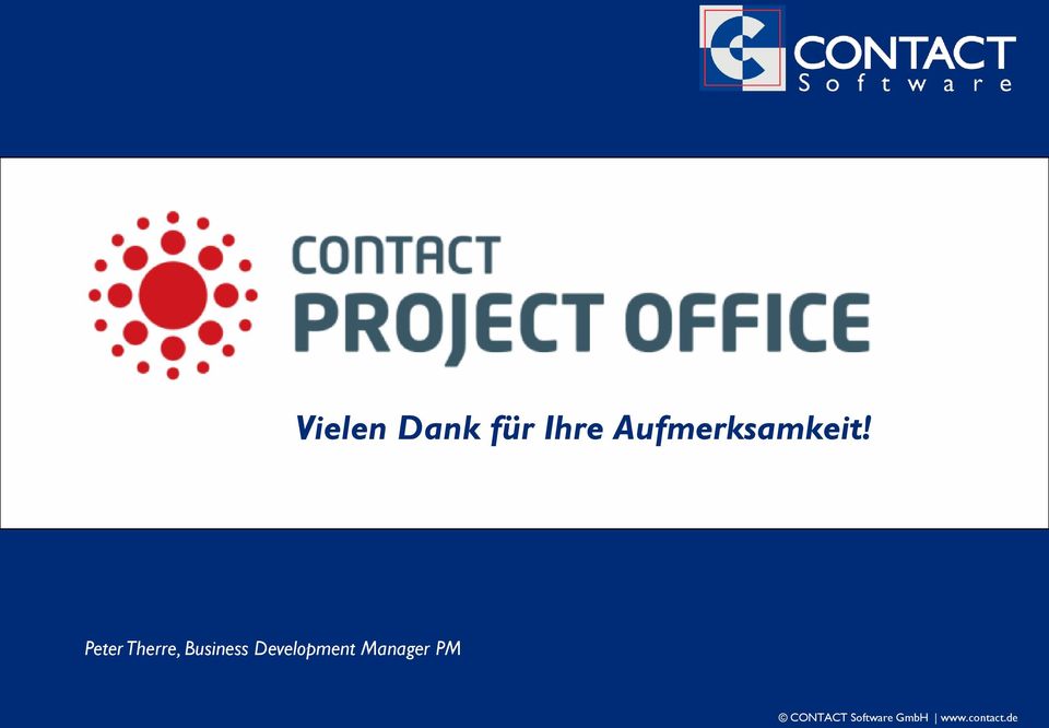 Manager PM CONTACT Software GmbH www.