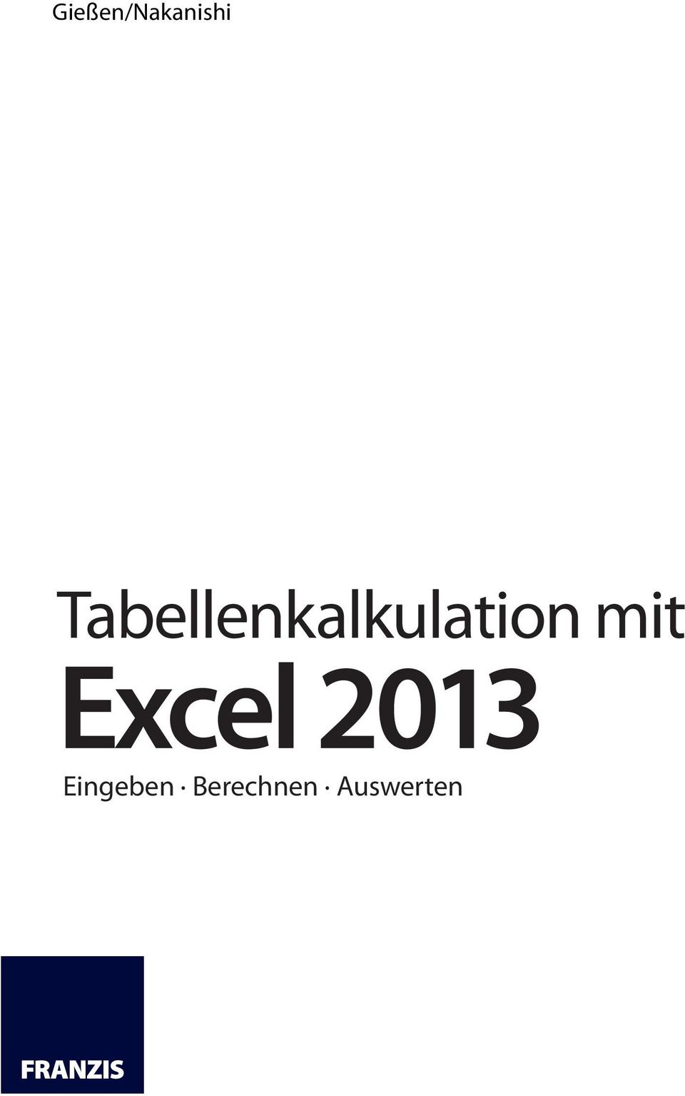 mit Excel 2013