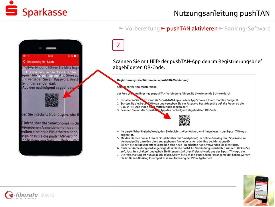 Hilfe der pushtan-app den im